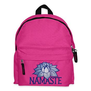 Lotus Namaste Bloom - Kids' Backpack - fuchsia - Front
