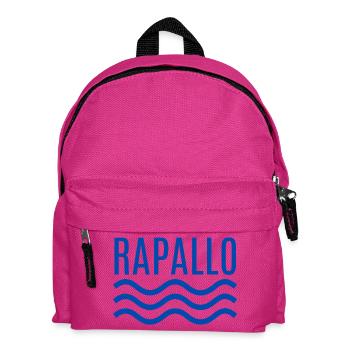 Rapallo Seawave Emblem - Kids' Backpack - fuchsia - Front