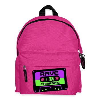 Rave Cassette Festival Logo - Sac à dos Enfant - fuchsia - Devant