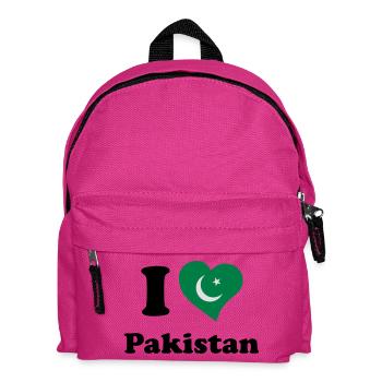 I love Pakistan - Kids' Backpack - fuchsia - Front