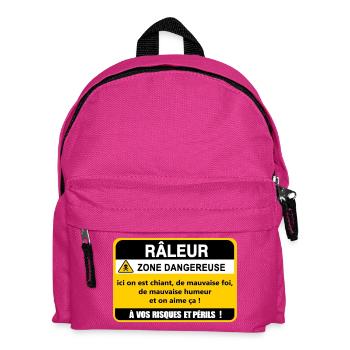 Complaining Danger Zone - Kids' Backpack - fuchsia - Front