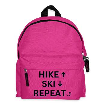 Hike Ski Repeat - Skitouren  - Kinder Rucksack - Fuchsia - Vorne