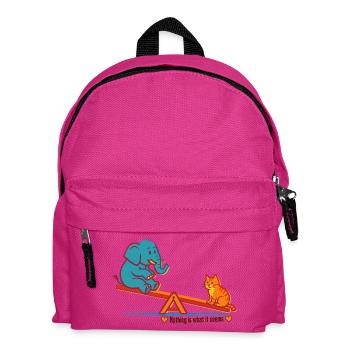 Nichts ist, wie es scheint - Kinder Rucksack - Fuchsia - Vorne
