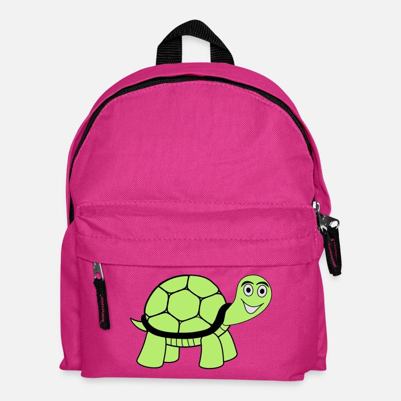 Schildkröte - Kinder Rucksack - Fuchsia