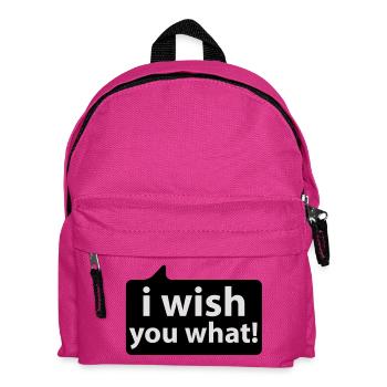 I wish you what | german phrases - Sac à dos Enfant - fuchsia - Devant