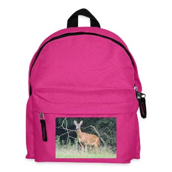 Deer forest - Kids' Backpack - fuchsia - Front