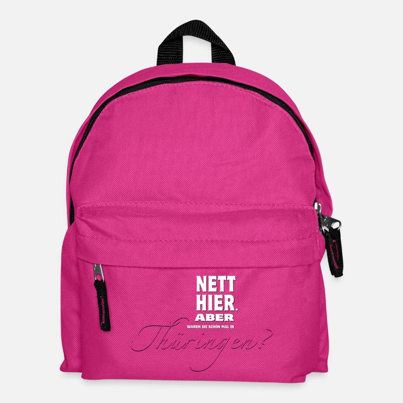 Nett hier. Aber waren Sie schon mal in Thüringen? - Kinder Rucksack - Fuchsia