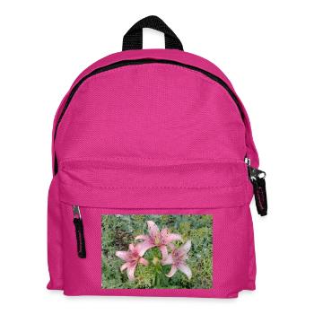 Fleur de lys rose - Sac à dos Enfant - fuchsia - Devant
