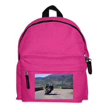 La moto se trouve dans le vent - Sac à dos Enfant - fuchsia - Devant