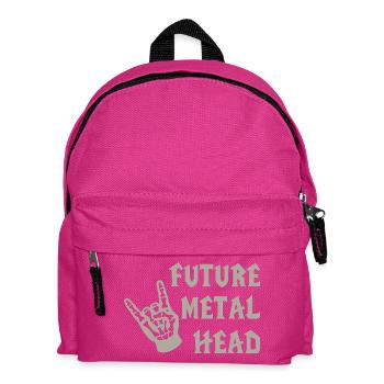Future Metal Head Child Metal Music - Kids' Backpack - fuchsia - Front