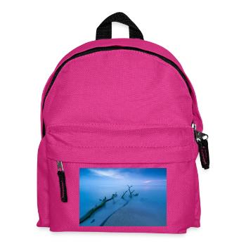Blue hour sur la plage ouest - Sac à dos Enfant - fuchsia - Devant