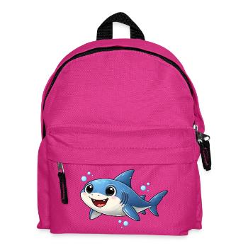 Baby Hai Lustig Kinder Geschenk Ozean Motiv  - Kids' Backpack - fuchsia - Front
