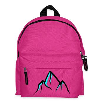 Mountains Mountains - Kids' Backpack - fuchsia - Front