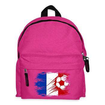 Football drapeau français utilisé - Sac à dos Enfant - fuchsia - Devant