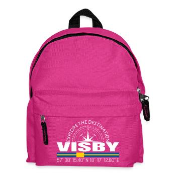 Visby - Kids' Backpack - fuchsia - Front