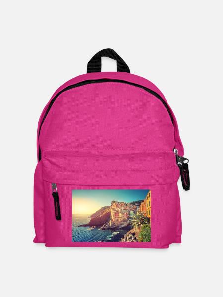 Italy_sea - Kinder Rucksack - Fuchsia