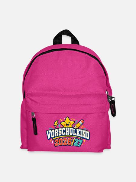 Vorschulkind 2026/27 - Kinder Rucksack - Fuchsia