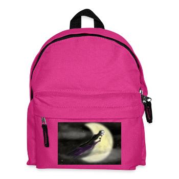 Mondflug: Himmlischer Schatten - Kinder Rucksack - Fuchsia - Vorne