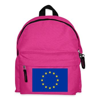EU-Flagge - Kinder Rucksack - Fuchsia - Vorne