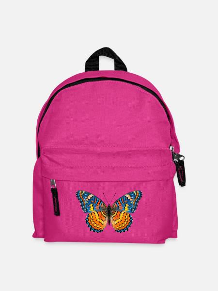 Vivid Spectrum Schmetterlingsflügelkunst - Kinder Rucksack - Fuchsia