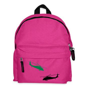 hélicoptère - Sac à dos Enfant - fuchsia - Devant
