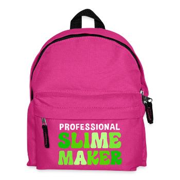Slimy Slime Slime - Kids' Backpack - fuchsia - Front