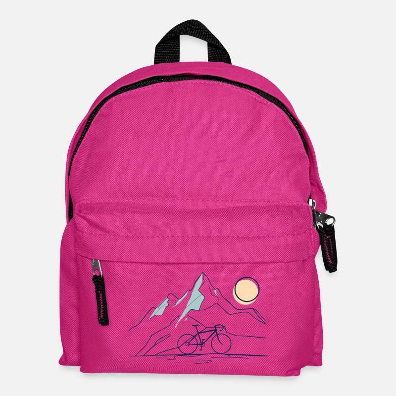 Mountain Ride - Kinder Rucksack - Fuchsia