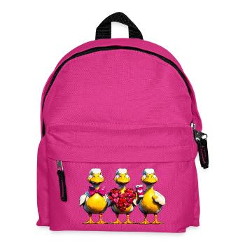 Le Trio de Herzduck : L’Amour en Jaune - Sac à dos Enfant - fuchsia - Devant