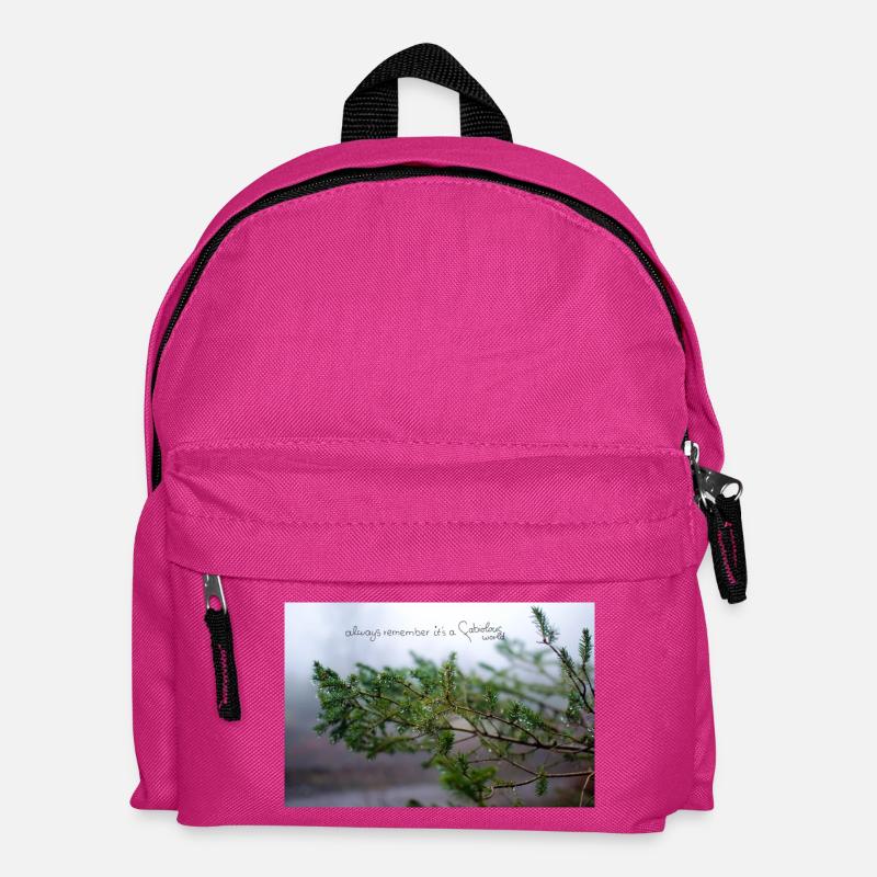 fabiolous world Regenzeit - Kinder Rucksack - Fuchsia