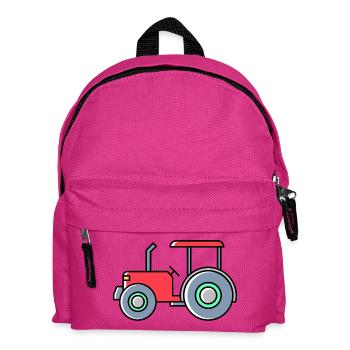 Traktor icon - Kinder Rucksack - Fuchsia - Vorne