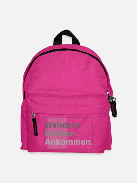 Wandern erleben - Kinder Rucksack - Fuchsia