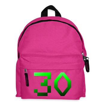 schenken, 30 Pixelig - Kinder Rucksack - Fuchsia - Vorne