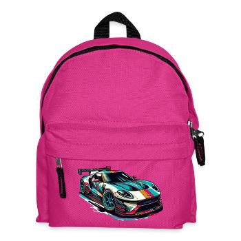 Voiture de Sport - Sac à dos Enfant - fuchsia - Devant