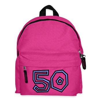 50. 50 ANS. 50e ANNIVERSAIRE. ANNIVERSAIRE 50 ANS. - Sac à dos Enfant - fuchsia - Devant