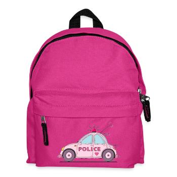 Police Car Police Pink - Kids' Backpack - fuchsia - Front