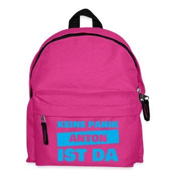 Anton as a first name - Kids' Backpack - fuchsia - Front
