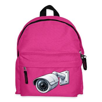 Security Camera Surveillance Camera - Kids' Backpack - fuchsia - Front