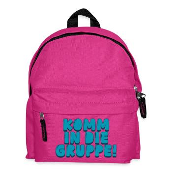 komm in die Gruppe - Kinder Rucksack - Fuchsia - Vorne