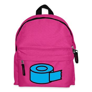 Klebeband Tape Rolle Comic - Kinder Rucksack - Fuchsia - Vorne