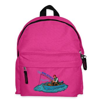 Fishing: The Serene Hunter - Kids' Backpack - fuchsia - Front