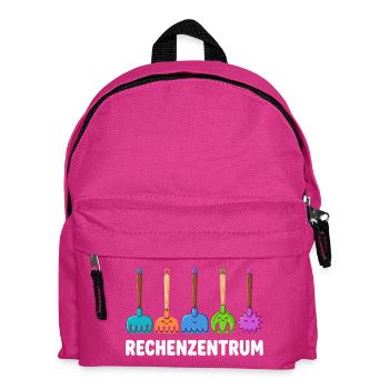Programmierer Rechenzentrum - Kinder Rucksack - Fuchsia - Vorne