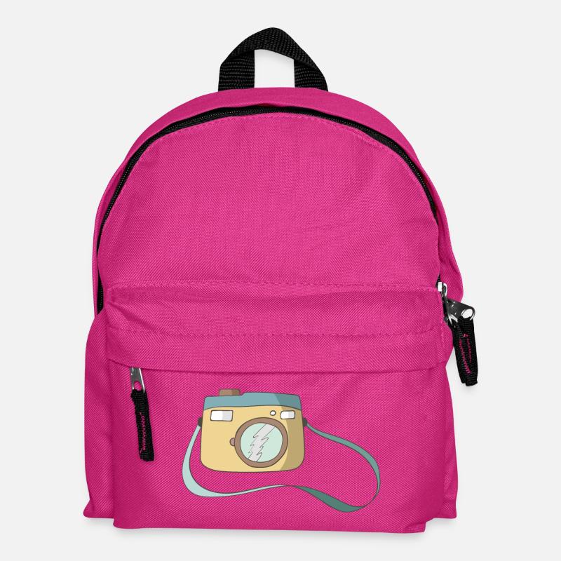 Kamera - Kinder Rucksack - Fuchsia