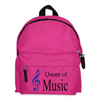music - Kids' Backpack - fuchsia - Front
