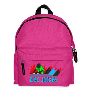 Disc Jockey / DJ / Cadeau / Idée cadeau - Sac à dos Enfant - fuchsia - Devant