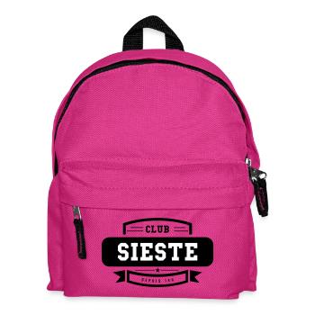 Club Sieste - Humour Détente - Sac à dos Enfant - fuchsia - Devant