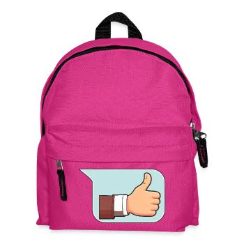 Daumen nach oben - Kinder Rucksack - Fuchsia - Vorne