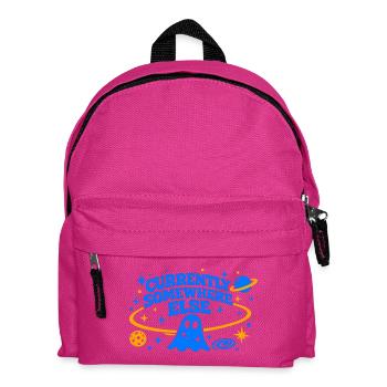 ACTUELLEMENT AILLEURS - Sac à dos Enfant - fuchsia - Devant