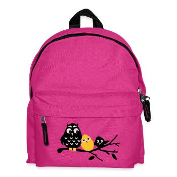 friends - Kids' Backpack - fuchsia - Front