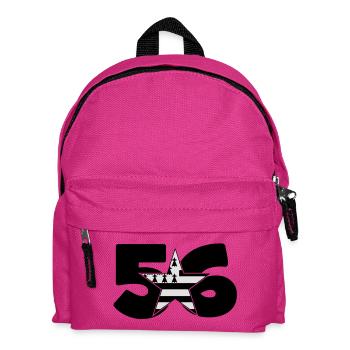 Bretagne : 56 ! - Kinder Rucksack - Fuchsia - Vorne