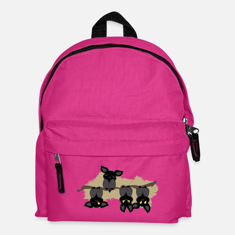 Fledermaus andersrum - Kinder Rucksack - Fuchsia